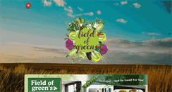 Desktop Screenshot of fieldofgreenscuisine.com